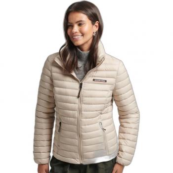 Doudoune Femme Superdry Tech Core – taille L, couleur crème