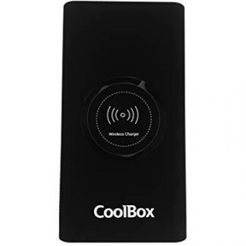 Coolbox Power Bank Inalámbrico 8000mAh Negro