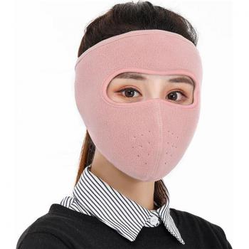 Integrated Ear-Protecting Heated Cycling Mask for Men and Women