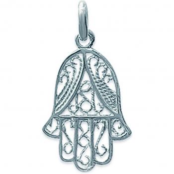 E2231 Lily’s Treasures: Silver Hand Pendant