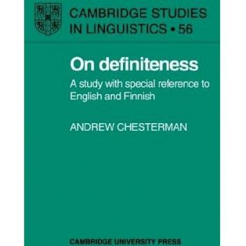 On Definiteness, Cambridge Studies in Linguistics