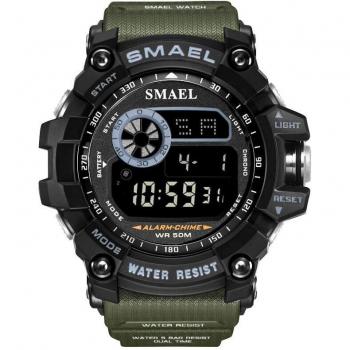 SMAEL Men's LED Light Digital Watch