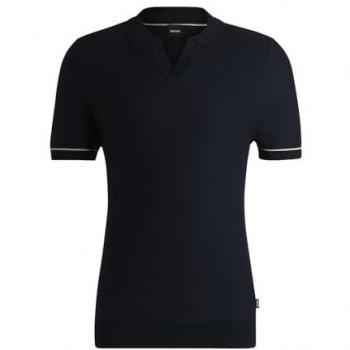 Polo BOSS Blu Scuro Regular Fit 50537654 – Uomo M