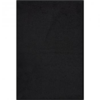 VidaXL 80x120 cm Black Doormat