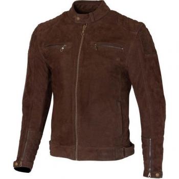 Giacca in pelle da moto Merlin Torsten 3XL D3O Marrone
