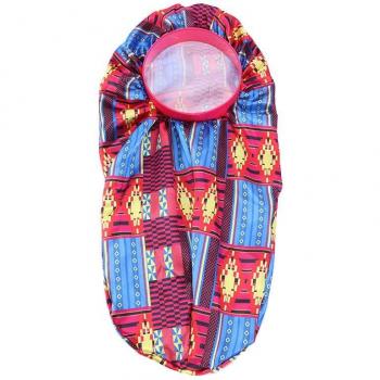 Bonnet de nuit en satin pour soins capillaires