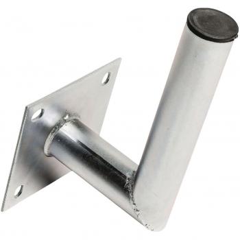 Universal Galvanized 250mm / 48mm Satellite Dish L-Shape Wall Mount Bracket