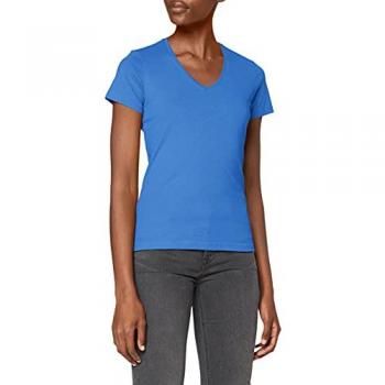 Stedman V-Neck T-Shirt Damen Classic Royalblau