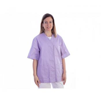 Casacca bottoni cotone/poliestere donna XS viola