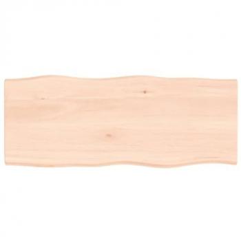 Taille‑table bois massif non traité avec bordure assortie