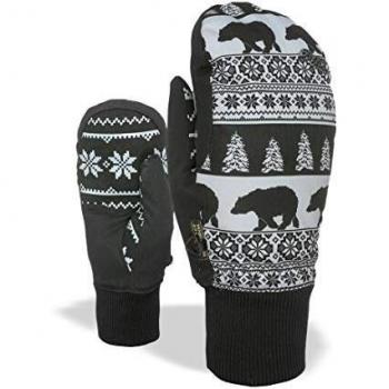 Moufles Level 8178LM Femme, Noir/Gris, FR : M