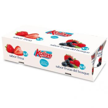 Yogur Frutos del Bosque y Fresa Kalise 8 x 125 g