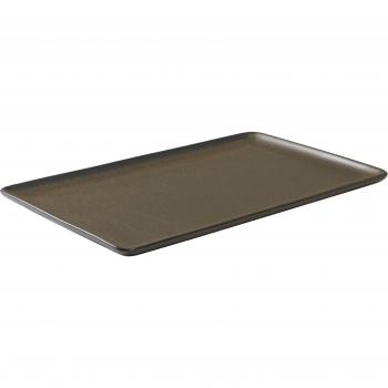 Aida Assiette Rectangulaire 31,5 x 20 cm Brun