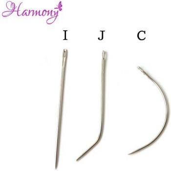 3 Bags of Curved Hair Weaving Needles for Extensions