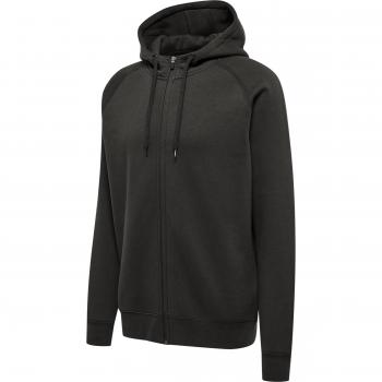 Felpa Hummel Rossa con zip e cappuccio