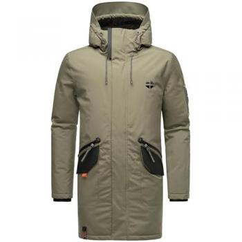 Ragaan Parka Invernale Stone Harbour Nero/Oliva