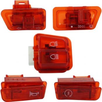 Accesorios GY6 50cc 125cc 150cc Scooter: Señal de Giro, Bocina, Atenuador, Botón de Interruptor, Botón de Arranque