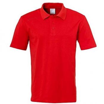 Uhlsport Essential Short Sleeve Red Polo – 5XL Menswear
