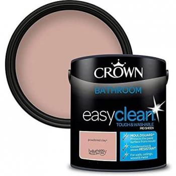 Crown Easyclean Bathroom Mid Sheen Emulsion Paint