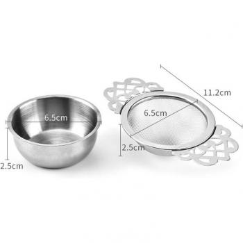 Double Mesh Tea Infuser Stainless Steel 6.5CM