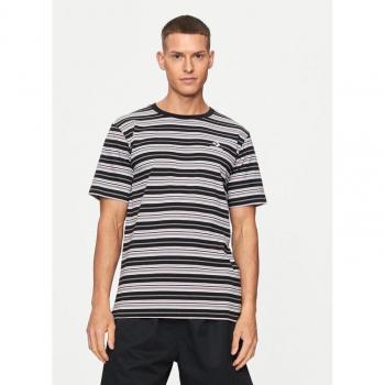 Converse M Loose Fit Schwarz Gestreiftes T-Shirt