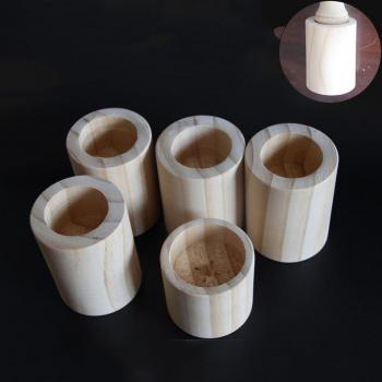 Supports de lit en bois, ensemble de 4, protecteurs pour pieds en bois