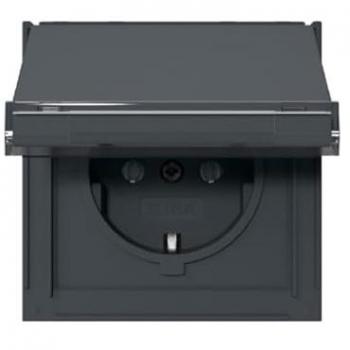 Gira TX_44 Anthrazit Schuko Steckdose KD