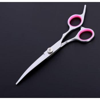 6 Stainless Steel Pet Grooming Scissors with Curved Blades