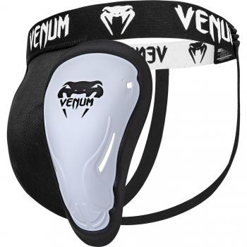 Suspensor Venum Challenger L, Protección de Pata Blanco-Negro