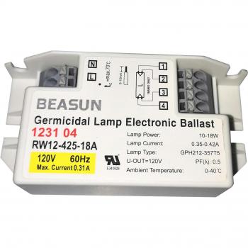 US Germicidal Lamp Electronic Ballast 120V 18W 50000h Lifespan