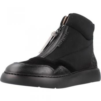 Baskets Hispanitas Bolmet en cuir noir pour femme