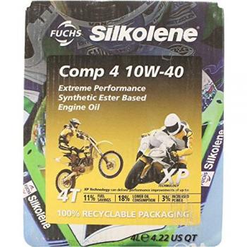 Silkolene 10W40 XP Huile moteur 4 temps 4L
