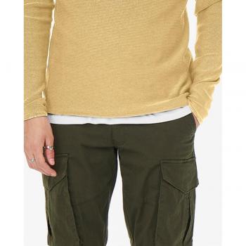 ONLY & SONS Jersey de Hombre Amarillo