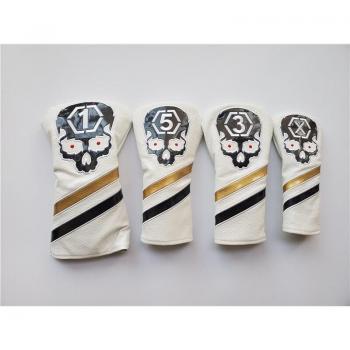 Skull Pattern Golf Head Covers