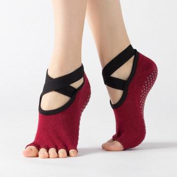 Calcetines Abiertos de Algodón para Yoga