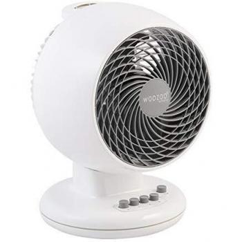 Leiser 33 W Woozoo Tischventilator – Vertikal einstellbar, Handgriff, 3 Stufen