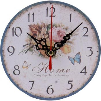 Reloj de Pared Colgante de Madera con Números Grandes