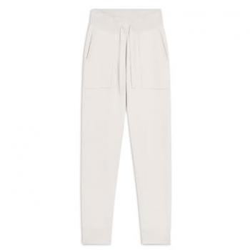 Pantalone Comfort Tricot a Vite con Polsini Ripiegabili