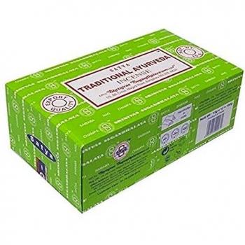 Set of 12 Satya Traditional Ayurveda Incense Sticks