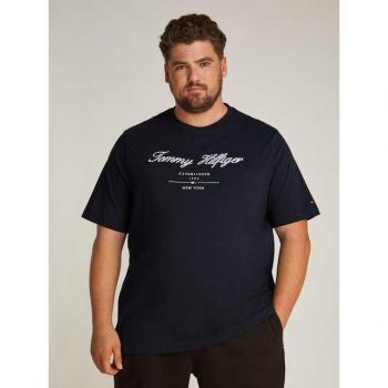 Tommy Hilfiger Big & Tall Kurzarmshirt mit Logostickerei