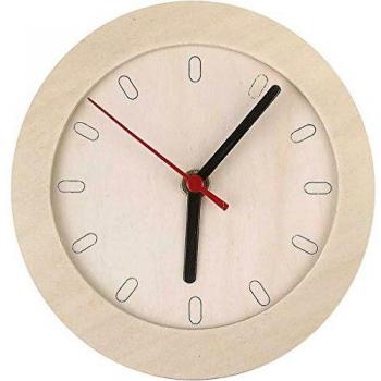 Horloge décorative en bois 15 cm