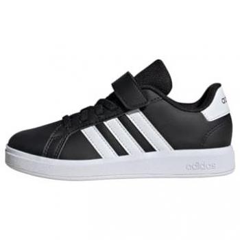 Adidas Sneaker Grand Court 2.0, Scarpe da Tennis per Bambini, Core Black/Ftwr White/Core Black, EU 30