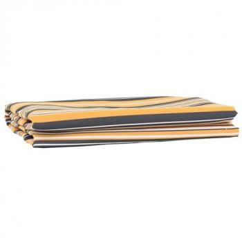 Tela de toldo recambio Amarillo y gris 10x1.6 m