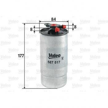 VALEO Premium Fuel Filter 587517