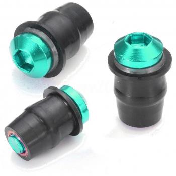 10 Stück M5x15mm Aluminium Schrauben für Windschutz