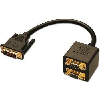 Lindy 41051 Video Splitter with Black Casing and VGA Interface