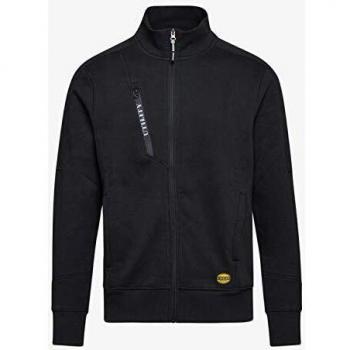 Diadora Utility Felpa con Cappuccio Layerd Sweatshirt FZ LITEWORK Donna Nero