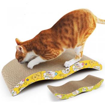 Rascador de Cartón Corrugado para Gatos