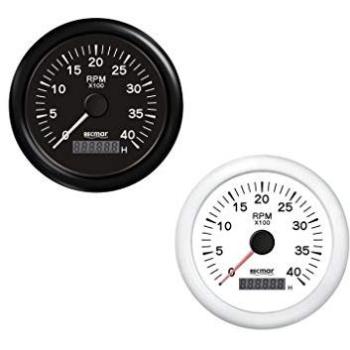 RPM Ranger 0-4000 Tachometer – 100 mm White Unisex