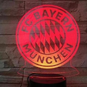 Éclairage lumineux 3D Anime – lampadaire DJHCD FC Bayern Munich